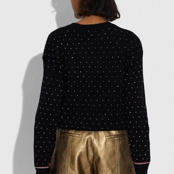 Coach 1941 Holiday Cityscape Intarsia Limited Edition Pullover Sweater Size M - Picture 10 of 17